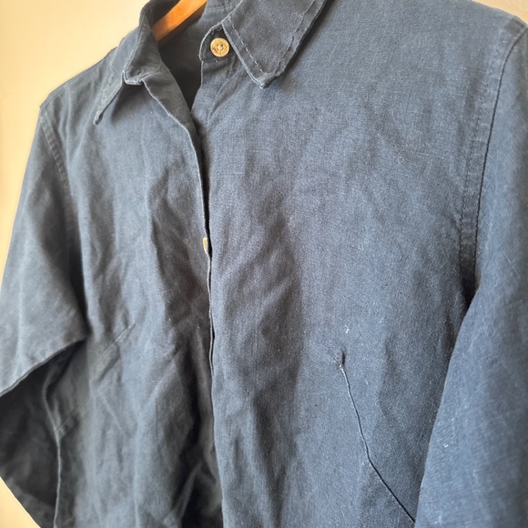 Columbia sportswear Company linen blend walker shirt jack - Picture 4 of 7